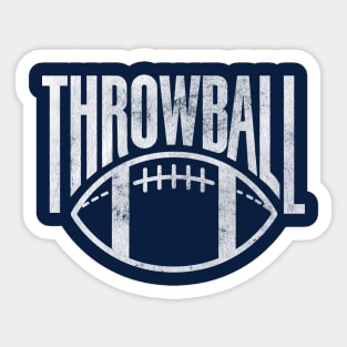 Throwball Practice Sticker